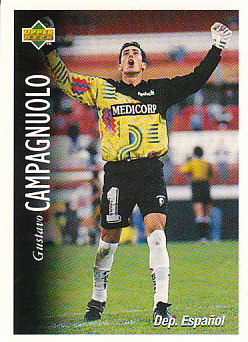 Gustavo Campagnuolo Deportivo Espanol 1995 Upper Deck Futbol Argentina #156